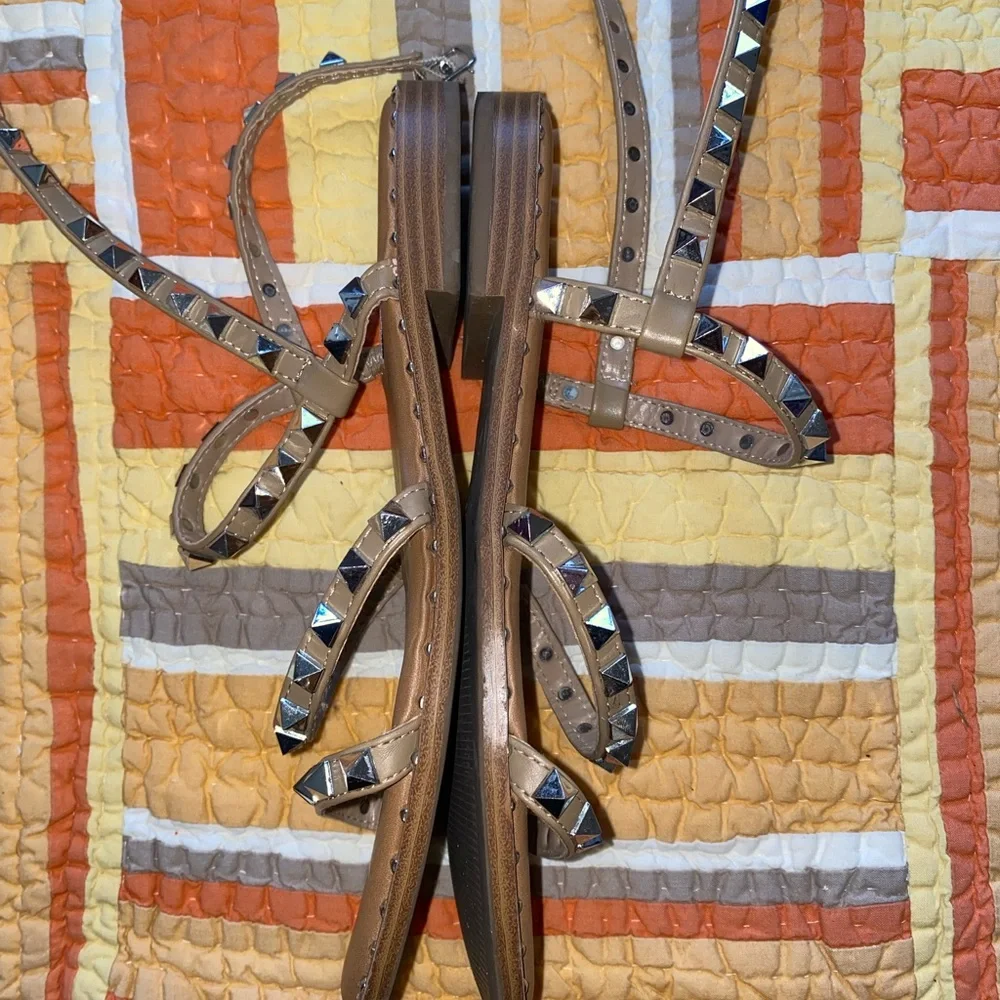 Steve Madden studded wrap sandals